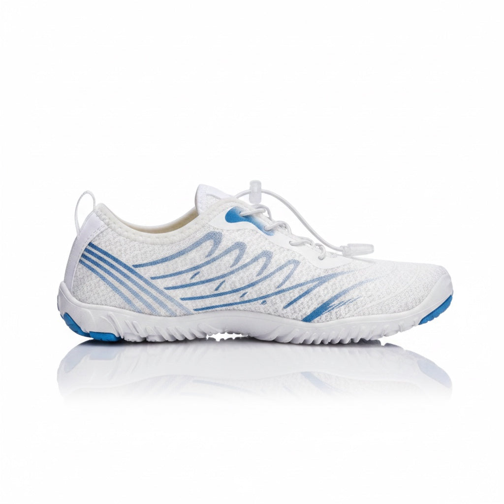 Blue and White Coast Water Barefoot Shoes product photo