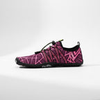 Red Trail Flex barefoot shoes with black sole. Water prof for all Watersport., fitness  These shoes provide maximum quality and comfort.