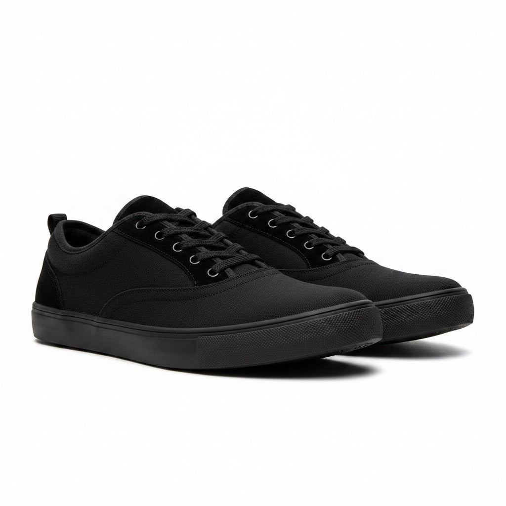 Black unisex Sprint barefoot shoes with wide toe for natural movement and wide toe.