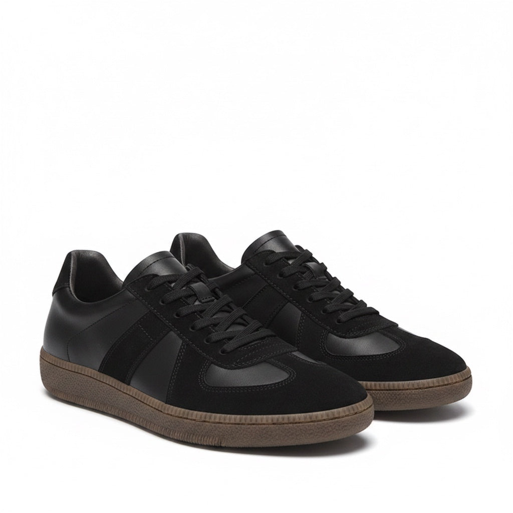 Black mens Monaco loafers built for elegant comfort. 