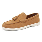 Brown slip on  men loafers for maximum quality and designed for everyday use. made with hight quality materials.