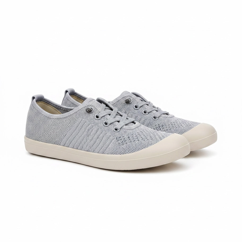 Sky blue with white rubber sole, perfect for everyday socialising 