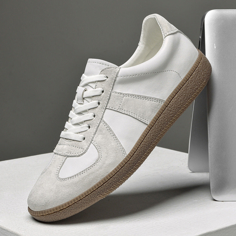 White Loafers with brown sole. These Monaco leather loafers are designed for premium quality for maximum comfort
