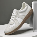 White Loafers with brown sole. These Monaco leather loafers are designed for premium quality for maximum comfort