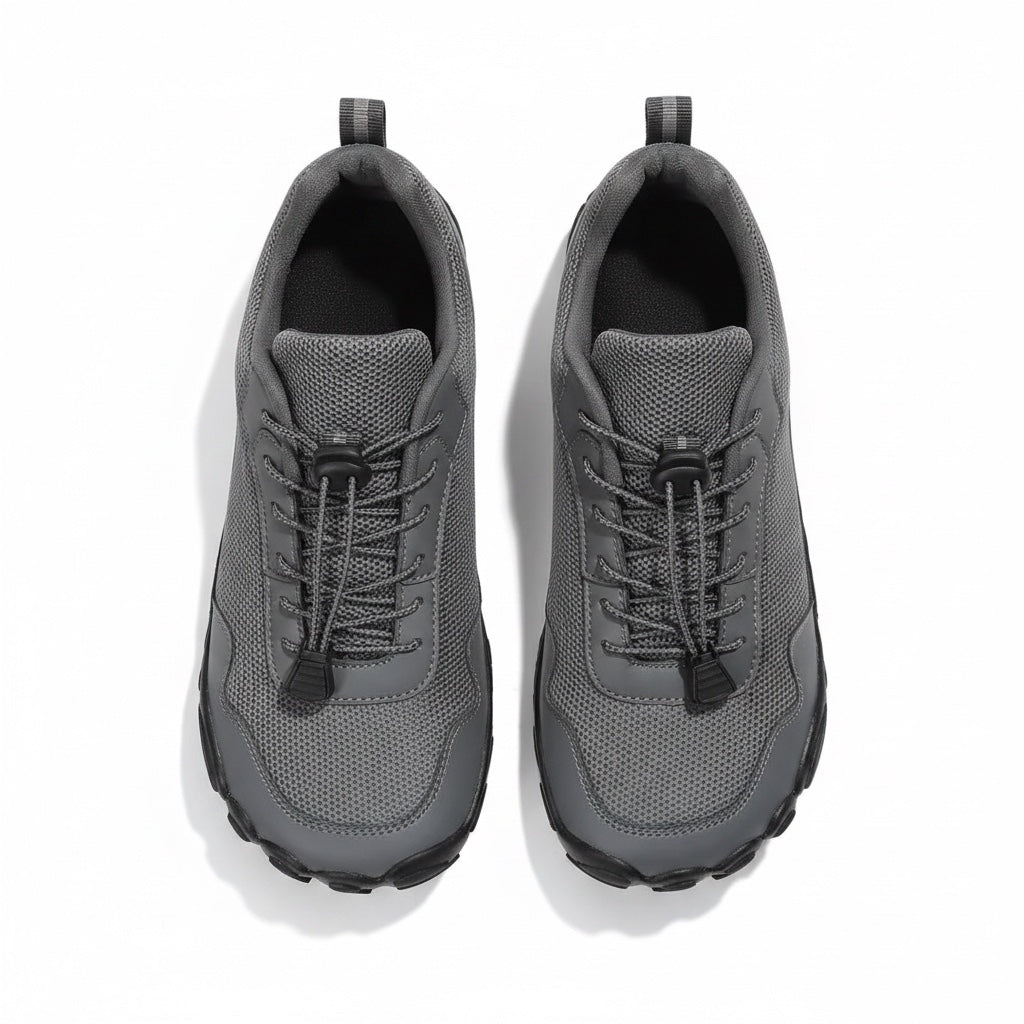 Grey Velocity barefoot shoes perfect for all day events weather its socialising, walking, shopping these are perfect option