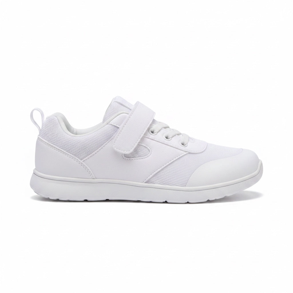 White Sprint Kids Barefoot Shoes product photo